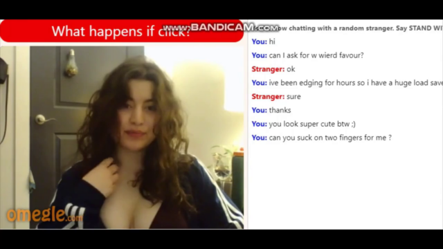 Omegle bate with sound