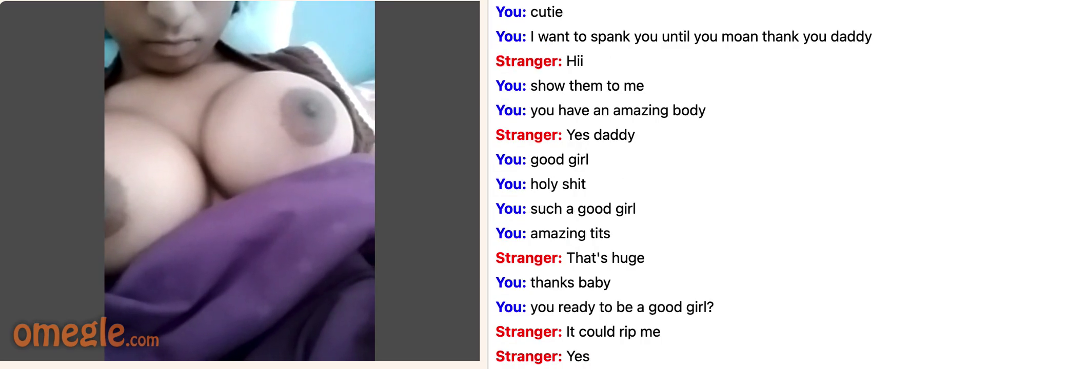 Omegle College Slut With Big Tits