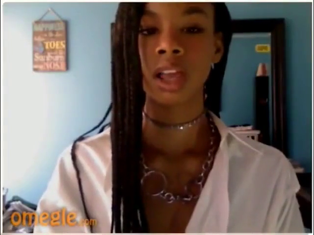 Black beauty rubbing pussy in omegle