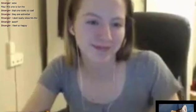 [Omegle] Blonde Gets Naked For Black Guy
