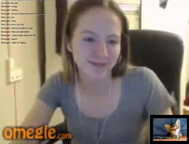 [Omegle] Blonde Gets Naked For Black Guy