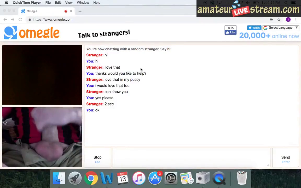 Smashing hairbrush into shaved pussy