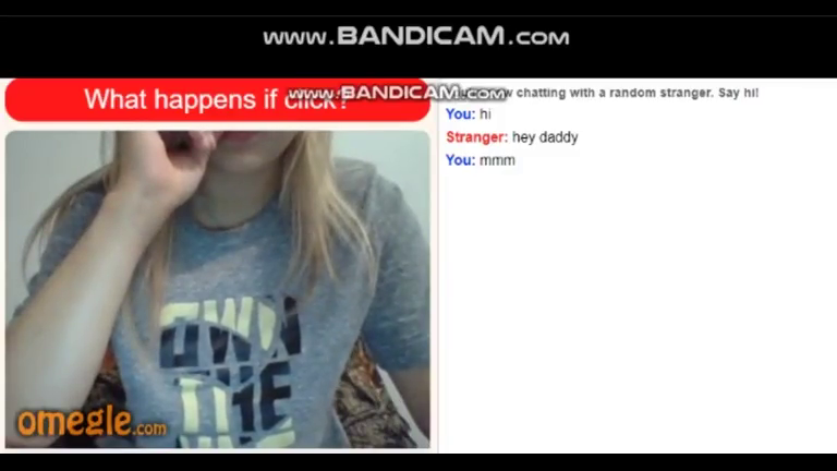 Sexy little Omegle Blonde does whatever I Want