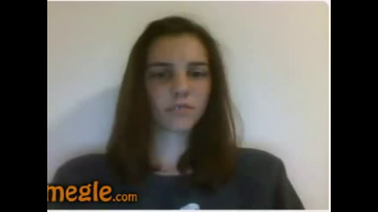 Teen strips on omegle