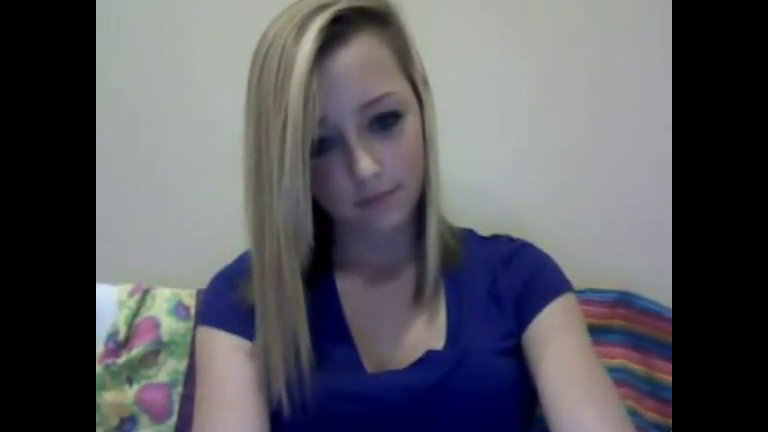 omegle blonde cutie