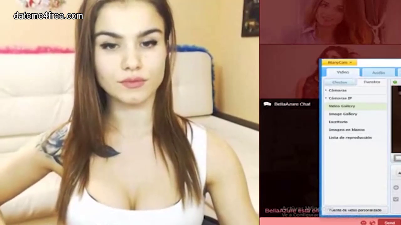 Sexy Brunette reaction to big black cock