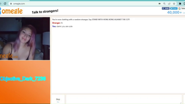 Omegle gorgeous slut (Part 1)