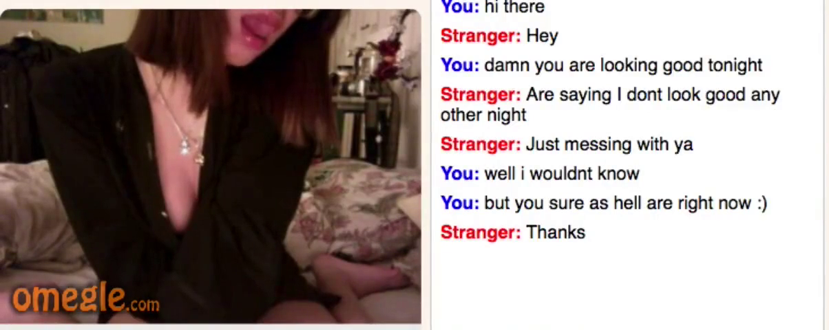 [Omegle] Just Teasing Around