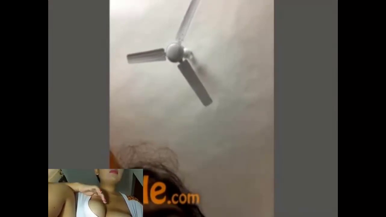 [Omegle] Indian Lezzie Oils Up Her Big Butt