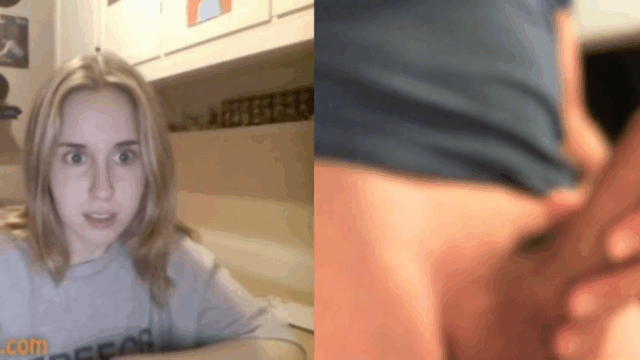 [Omegle] Cute Blonde Gives Cum Countdown 💦