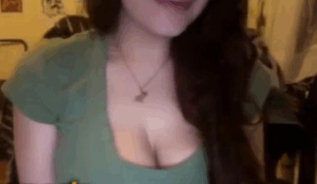 [Omegle/AlexK] Busty Nerd With Glasses