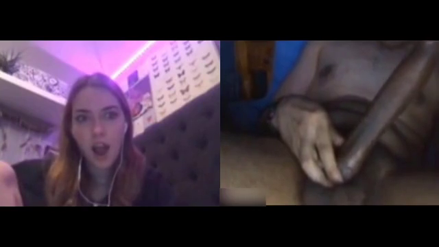 [Omegle/React] Donkey Cock Reaction I