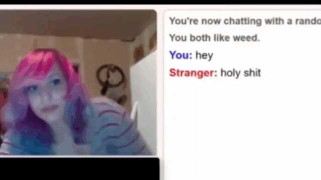 [Omegle] Violet Hair, Big Butt, Perfect Holes
