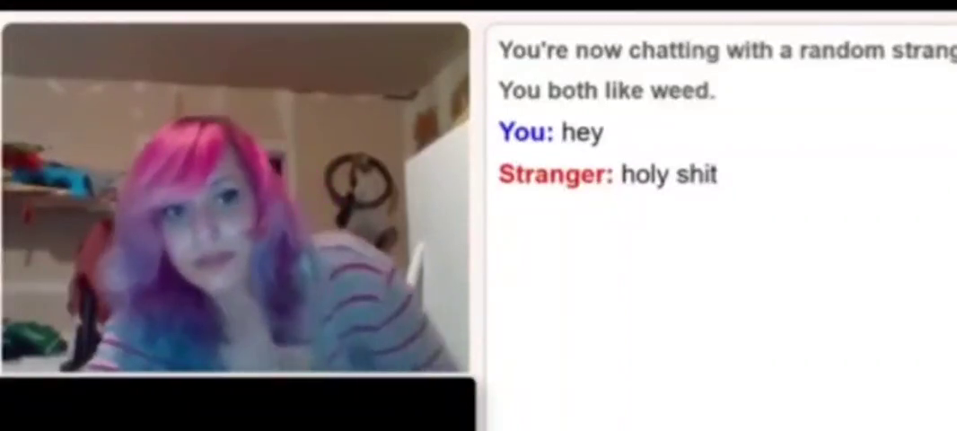 [Omegle] Violet Hair, Big Butt, Perfect Holes