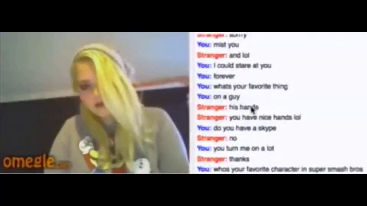 [Omegle] Busty Blonde Likes It Rough