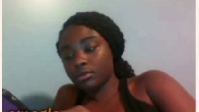 [Omegle] Busty Ebony Girl Bating Pussy