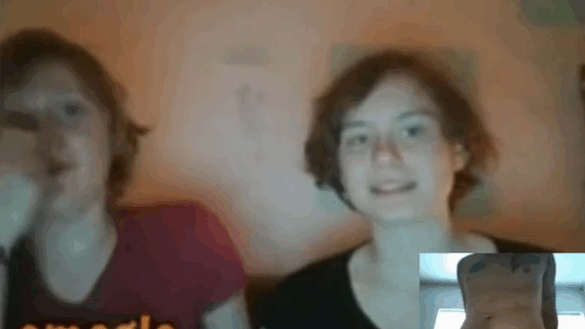 [Omegle] Bi-curious GFs Get Frisky 4 Guy Jerking