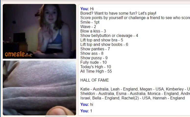 [Omegle] Cute Blonde from Wales Plays The Game