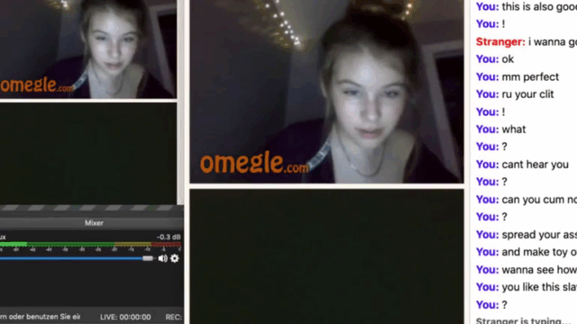 [Omegle] Cutie Shows Her Butthole