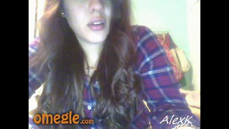 [Omegle/AlexK] Horny & Busty Teen Bating