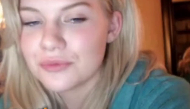 [Omegle] Blonde With Cute Face Flashes Boobs