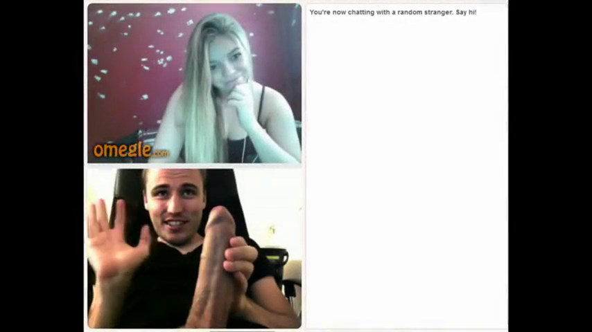 [Omegle] Blonde Enjoys Watching BWC Cum