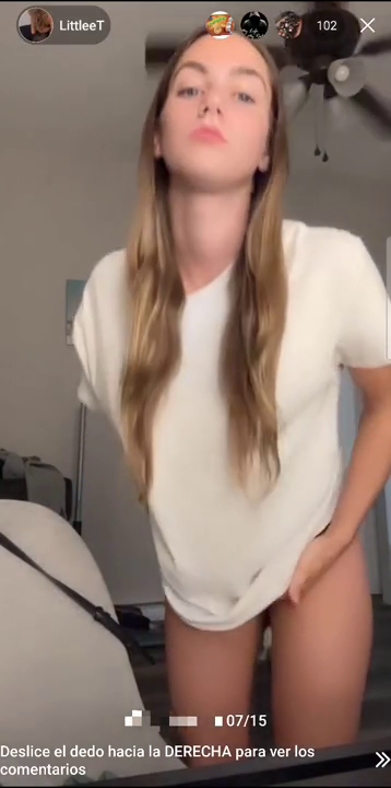 Clapper slut LittleT gets ready and teases