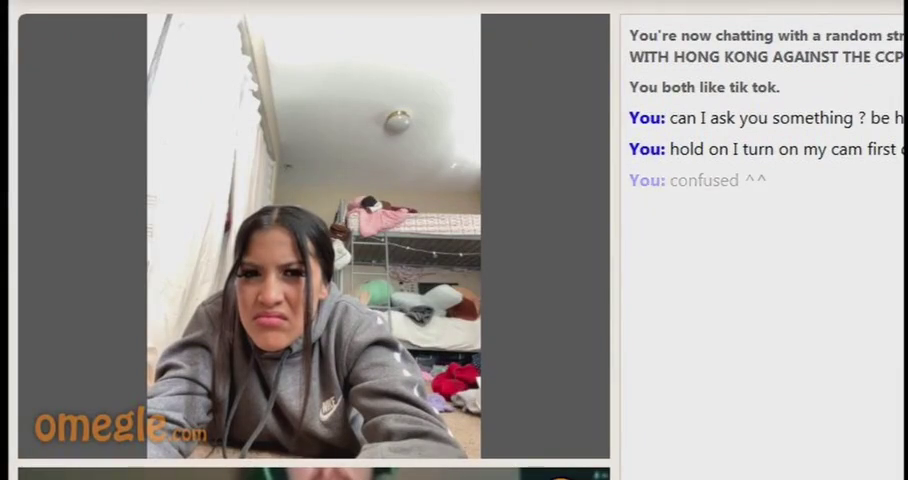 [Omegle] Asian flashes tits