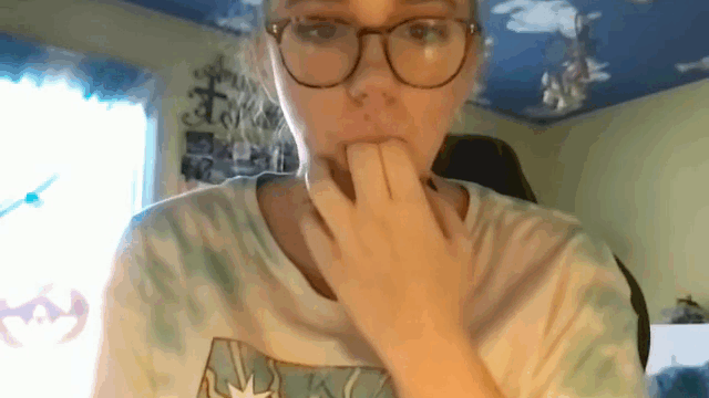 Busty Nerd Bating /w Dildo & Vibrator
