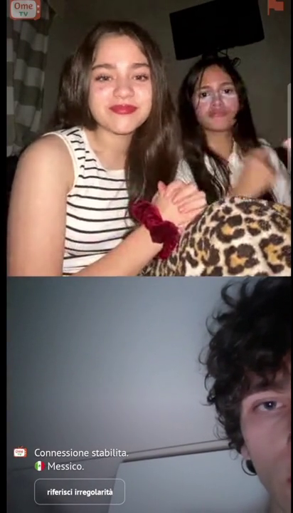 Omegle girl 1st time seeying BWC