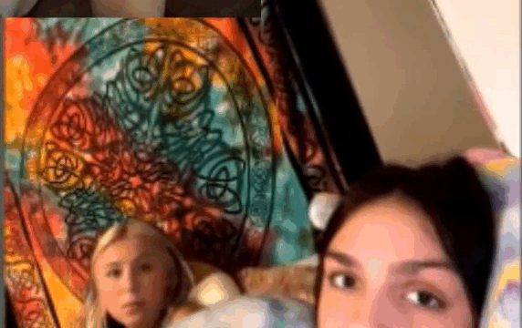 two girls watch perv cum omegle
