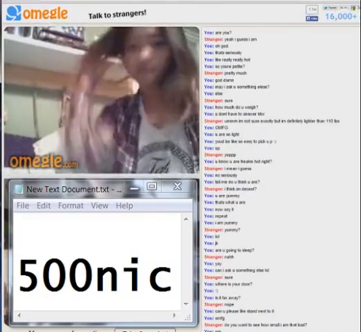 Omegle Worm 687 / Chat Fun